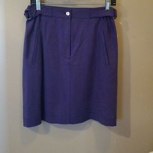 NWT Neiman Marcus sueded silk skirt